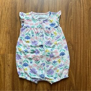 4 for $10 🌈 Carter's Floral Bubble Romper
